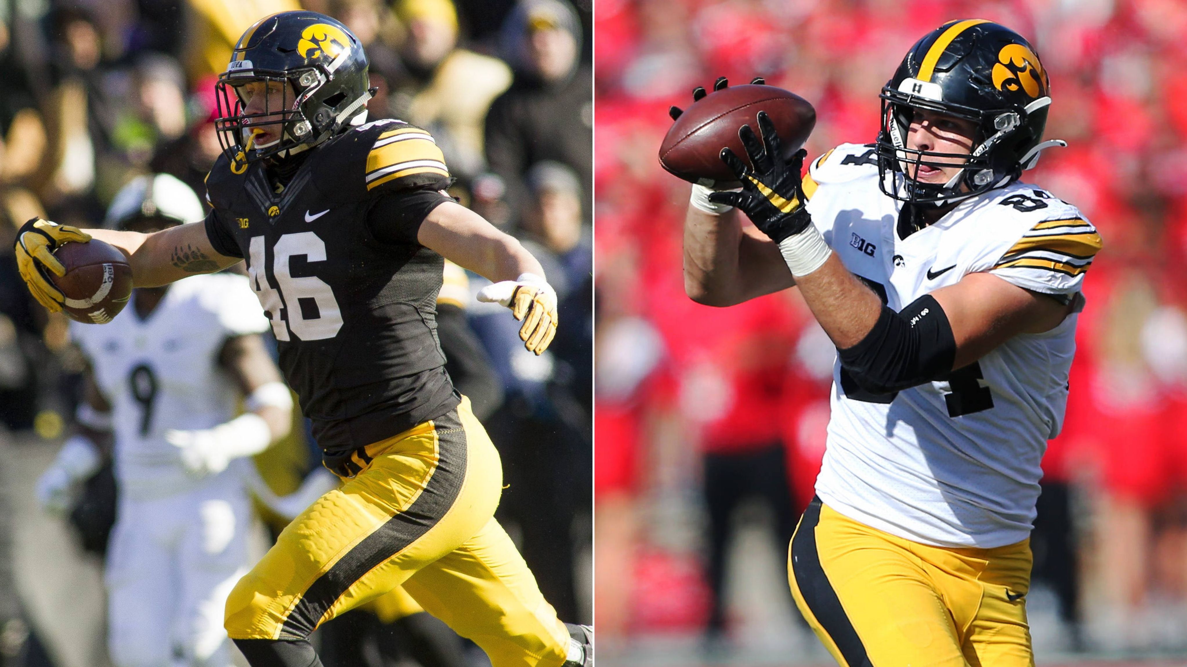 <strong>Absolventen der Tight End University</strong><br>Die beiden Tight Ends der Teams, George Kittle und Sam LaPorta, eint nicht nur ihre Gefahr im Passing Game. Sie beide kommen von der Iowa University, die Kittle auch gerne als "Tight End University" betitelt. Der 49ers-Tight-End führt die Liga in Receiving Yards an (1.020), sein Konterpart bei den Lions ist Erster bei Touchdowns unter Tight Ends (10).