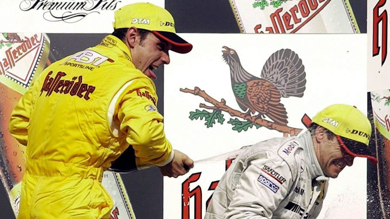 <strong>2002: Laurent Aiello (links)</strong><br>Der Franzose gewann die DTM 2002 in seinem Abt-Audi TT-R