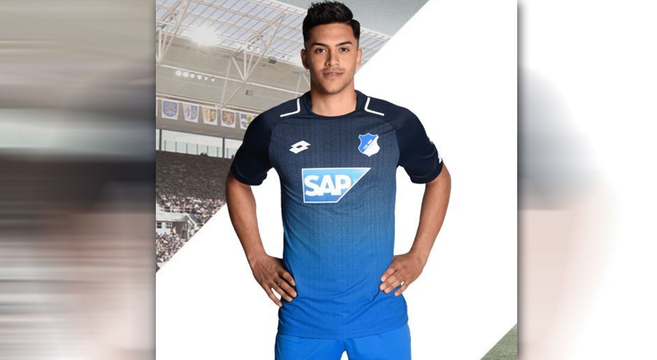 
                <strong>TSG 1899 Hoffenheim</strong><br>
                Das Trikot der Hoffenheimer besticht laut der offiziellen Internetseite des Vereins durch einen "leichten Farbverlauf mit Fischgrät-Optik". 
              