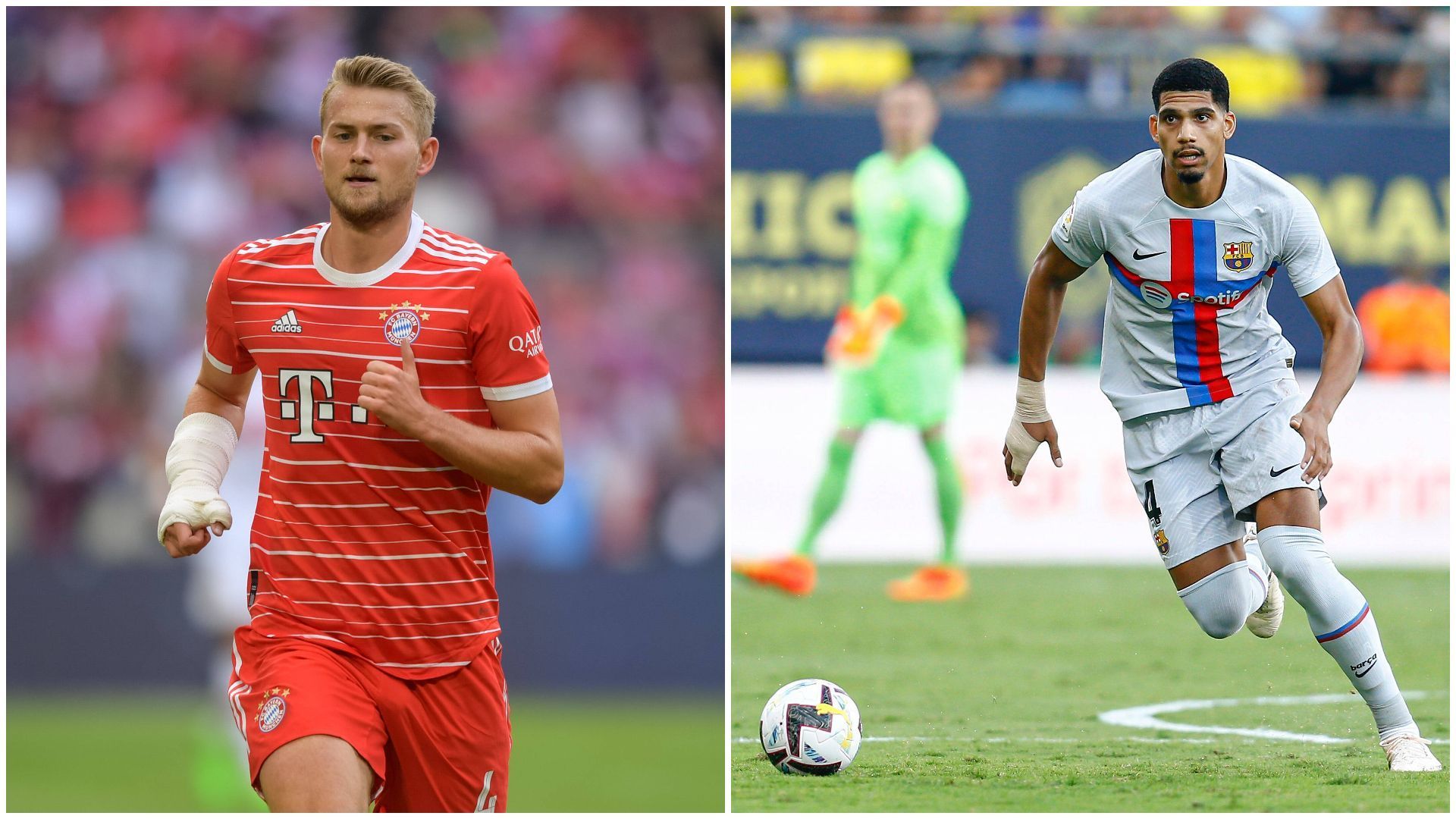 
                <strong>Rechte Innenverteidigung: Matthijs de Ligt vs. Ronald Araujo</strong><br>
                In der Innenverteidigung sei er sich "noch nicht sicher", wer spielen wird, ließ Bayern-Coach Julian Nagelsmann auf der Pressekonferenz am Montag verlauten. Für Matthijs de Ligt könnte seine Kopfballstärke und Präsenz sprechen, Upamecano verfügt über höheres Tempo. Auf der Gegenseite steht mit Araujo einer der Dauerbrenner, der als kompromissloser und aggressiver Abwehrmann zu gefallen weiß. Wir teilen die Punkte, 2:3.
              