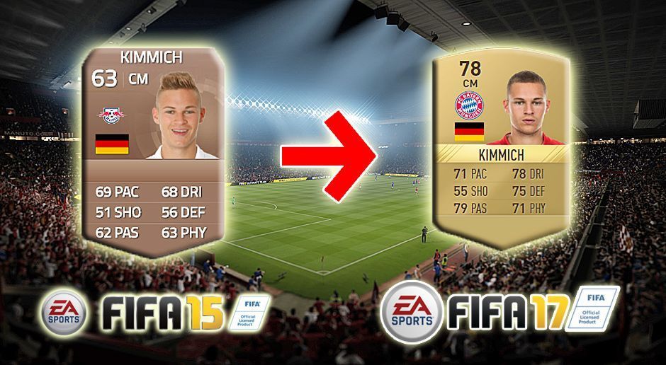 
                <strong>Joshua Kimmich (FIFA 15 - FIFA 17)</strong><br>
                Joshua Kimmich (FIFA 15 - FIFA 17).
              