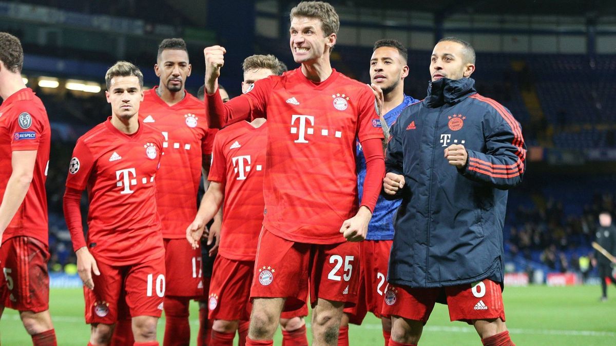 Bayern Chelsea Jubel