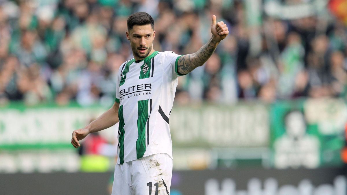 Foto : Tim Kleindienst (Gladbach) Fussball 1. Bundesliga , 26. Spieltag am Sa. 15.03.2025 Werder Bremen - Borussia Mönchengladbach *** Photo Tim Kleindienst Gladbach Soccer 1 Bundesliga , 26 Matchd...