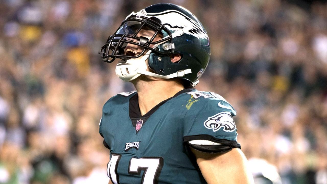 
                <strong>Platz 8: Nathan Gerry (Linebacker, Philadelphia Eagles) </strong><br>
                Grundgehalt: 645.000 DollarPerformance Based Pay: 345.976 DollarVeteran Pool: 213.484 DollarPrämien insgesamt: 559.460 DollarDraft: Runde 5
              