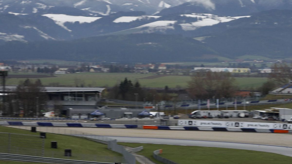 Glück gehabt: Beim DTM-Testtag 2023 im April waren nur noch die Gipfel verschneit