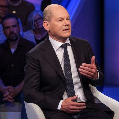 Bundeskanzler Olaf Scholz ist zu Gast in der ARD-Sendung «maischberger».