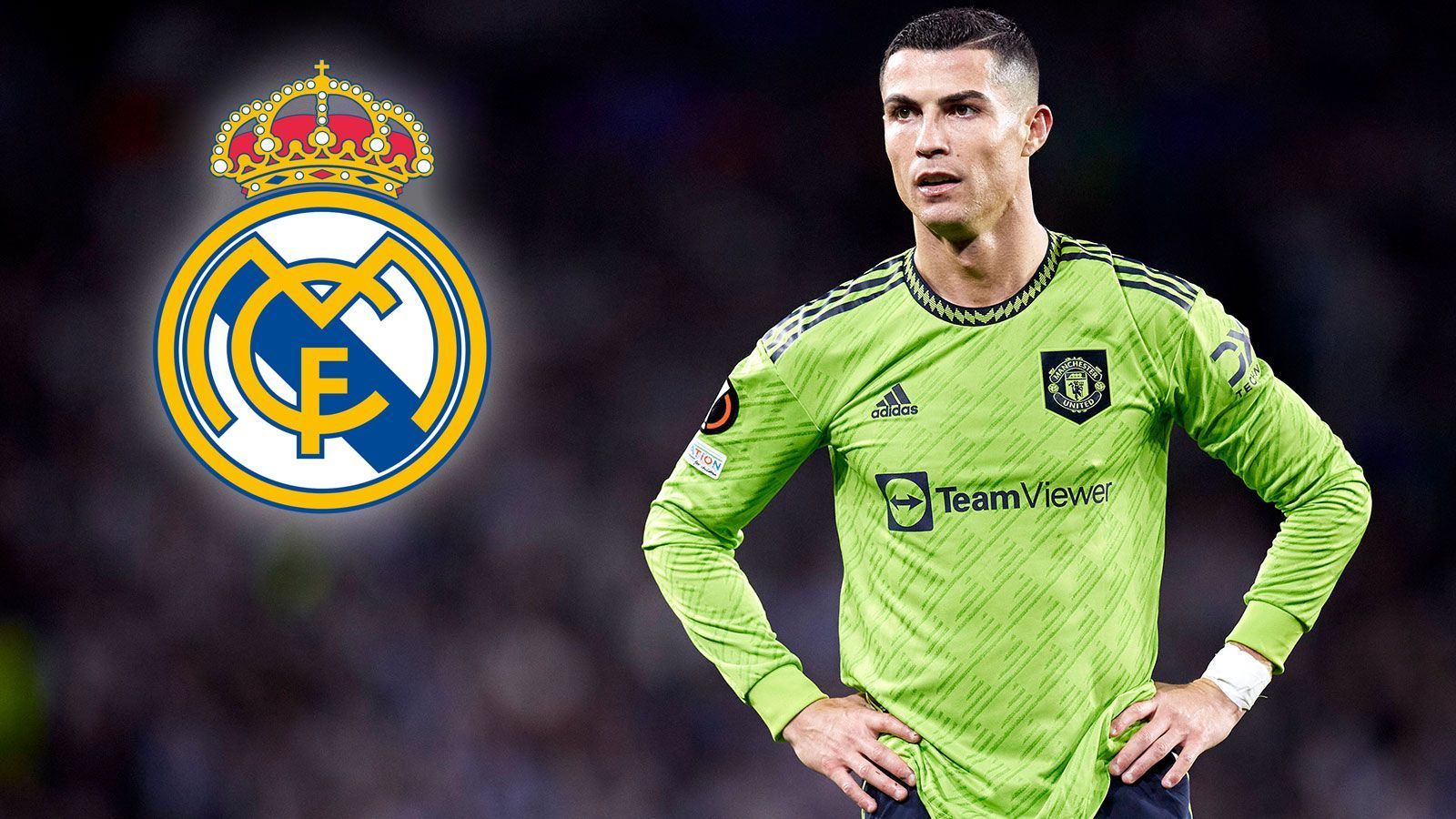 
                <strong>CR7 trainiert auf Gelände von Real Madrid</strong><br>
                Kehrt der Stürmer möglicherweise zu Real Madrid zurück? Wie die spanische Zeitung "AS" berichtet, trainierte CR7 auf dem Gelände seines ehemaligen Vereins - allerdings nicht mit dem Team von Trainer Carlo Ancelotti. Ein Comeback im Dress der "Königlichen" ist somit wohl ausgeschlossen.
              