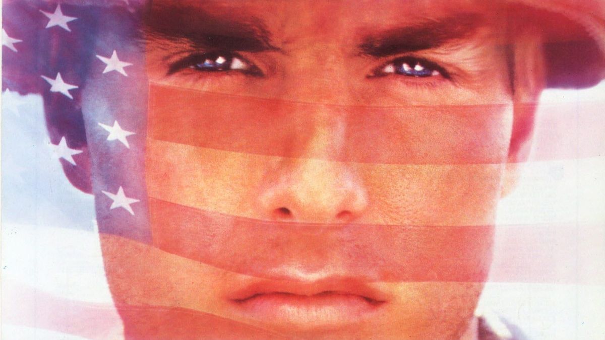 Filmposter "Geboren am 4. Juli" (Original: "Born on the Fourth of July", 1989) mit Tom Cruise.