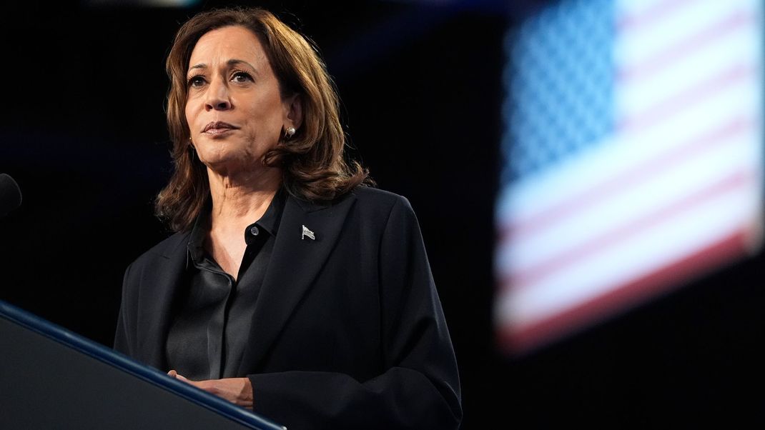 Kamala Harris warnt vor Donald Trump.