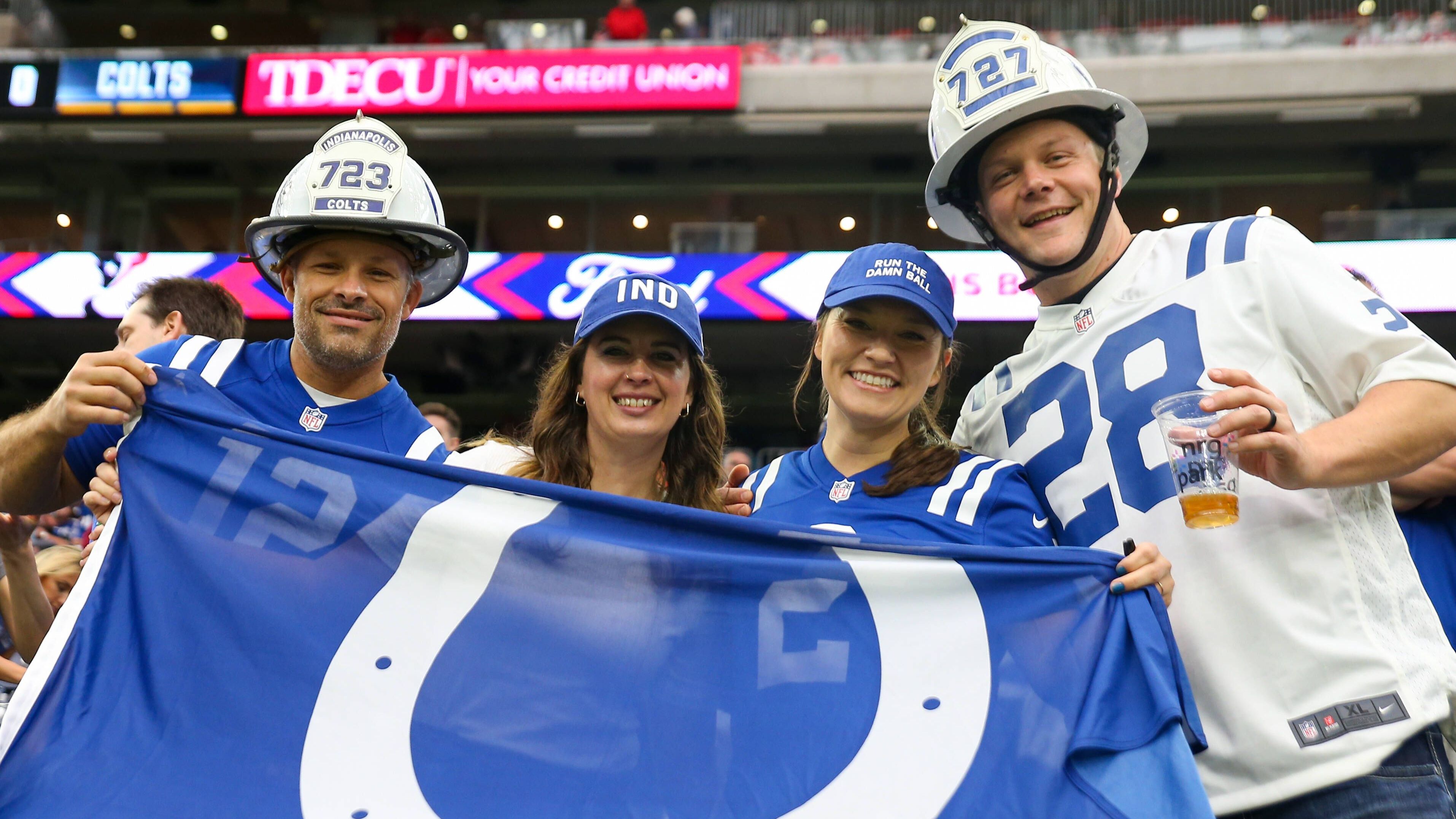 <strong>Platz 24 (geteilt): Indianapolis Colts</strong><br>Durchschnittliche Anzahl Drinks pro Fan: 5,9