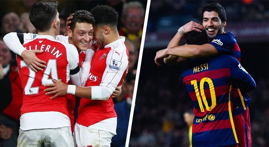 
                <strong>FC Arsenal vs. FC Barcelona: Head-to-Head</strong><br>
                Im Achtelfinale kommt es zum Knaller zwischen dem FC Arsenal und dem FC Barcelona. Wer gewinnt das Hinspiel? ran.de tippt das Duell im Head-to-Head schon mal durch - mit einem klaren Ergebnis.
              