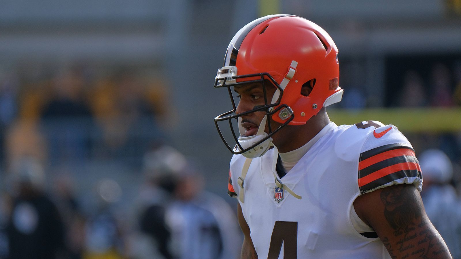 
                <strong>Cleveland Browns </strong><br>
                &#x2022; <strong>Name:</strong> Deshaun Watson<br>&#x2022; <strong>Position:</strong> Quarterback<br>&#x2022; <strong>Stats 2022:</strong> 1.102 Passing Yards, sieben Touchdowns, fünf Interceptions (machte aufgrund einer Sperre nur sechs Saisonspiele)<br>
              