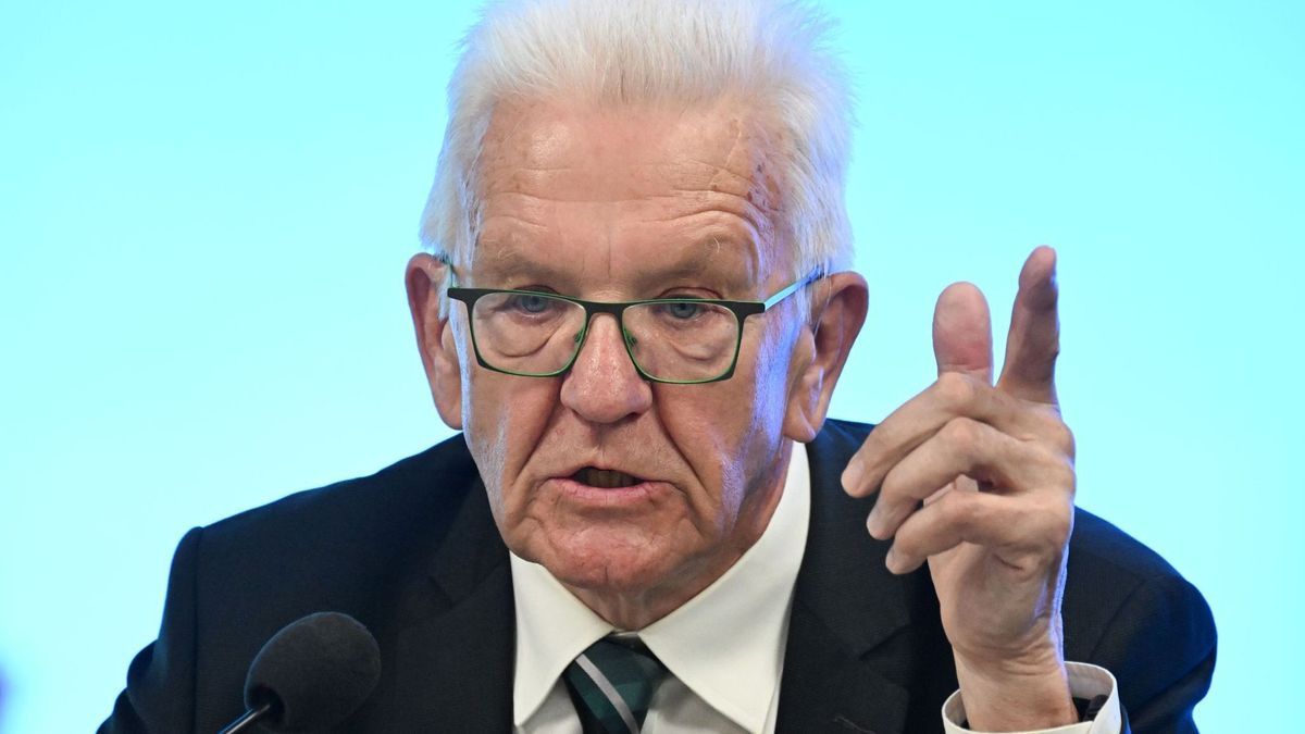 Baden-württembergischer Ministerpräsident Winfried Kretschmann