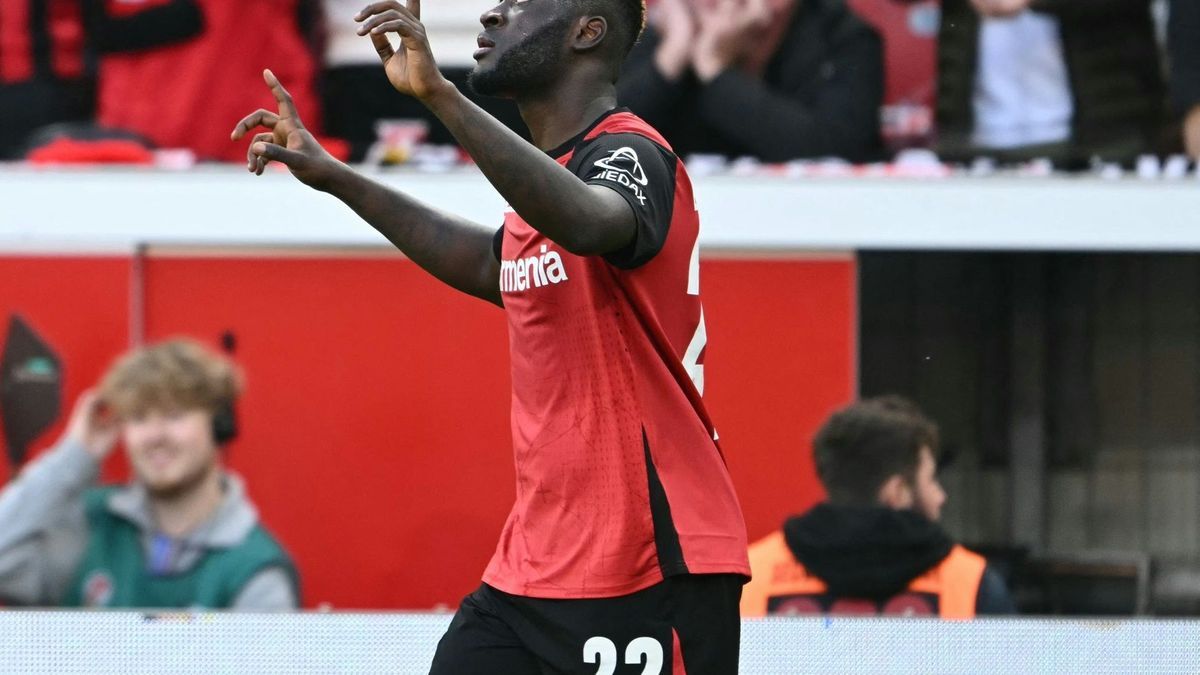 Gegen Stuttgart in der Startelf: Victor Boniface