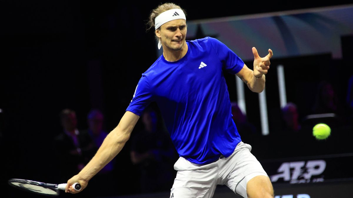 DEU, Tennis, Laver-Cup Finale, 22.09.2024, Uber-Arena, Berlin, DEU, Tennis, Laver-Cup Finale, im Bild Alexander Zverev Foto: Juergen Engler nordphoto GmbH *** DEU, Tennis, Laver Cup Final, 22 09 20...