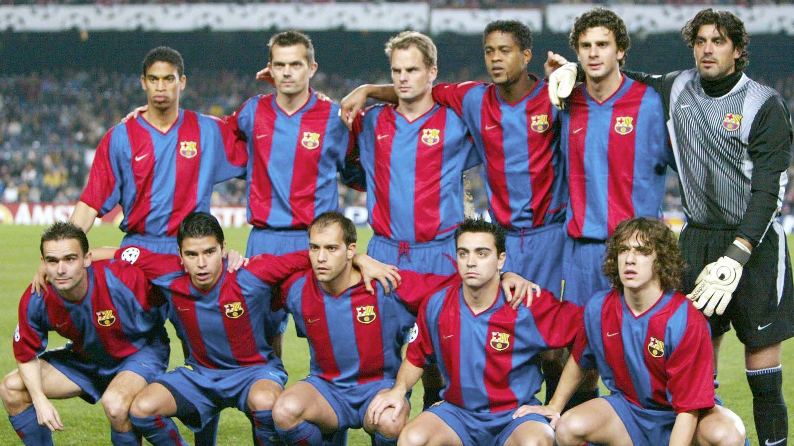 
                <strong>FC Barcelona</strong><br>
                Saison: 2002/03Torverhältnis: 13:4Gegner: Club Brügge, Galatasaray Istanbul, Lokomotive MoskauEndplatzierung im Wettbewerb: Viertelfinale (1:1, 1:2 n.V. gegen Juventus Turin)Sieger: AC Mailand
              