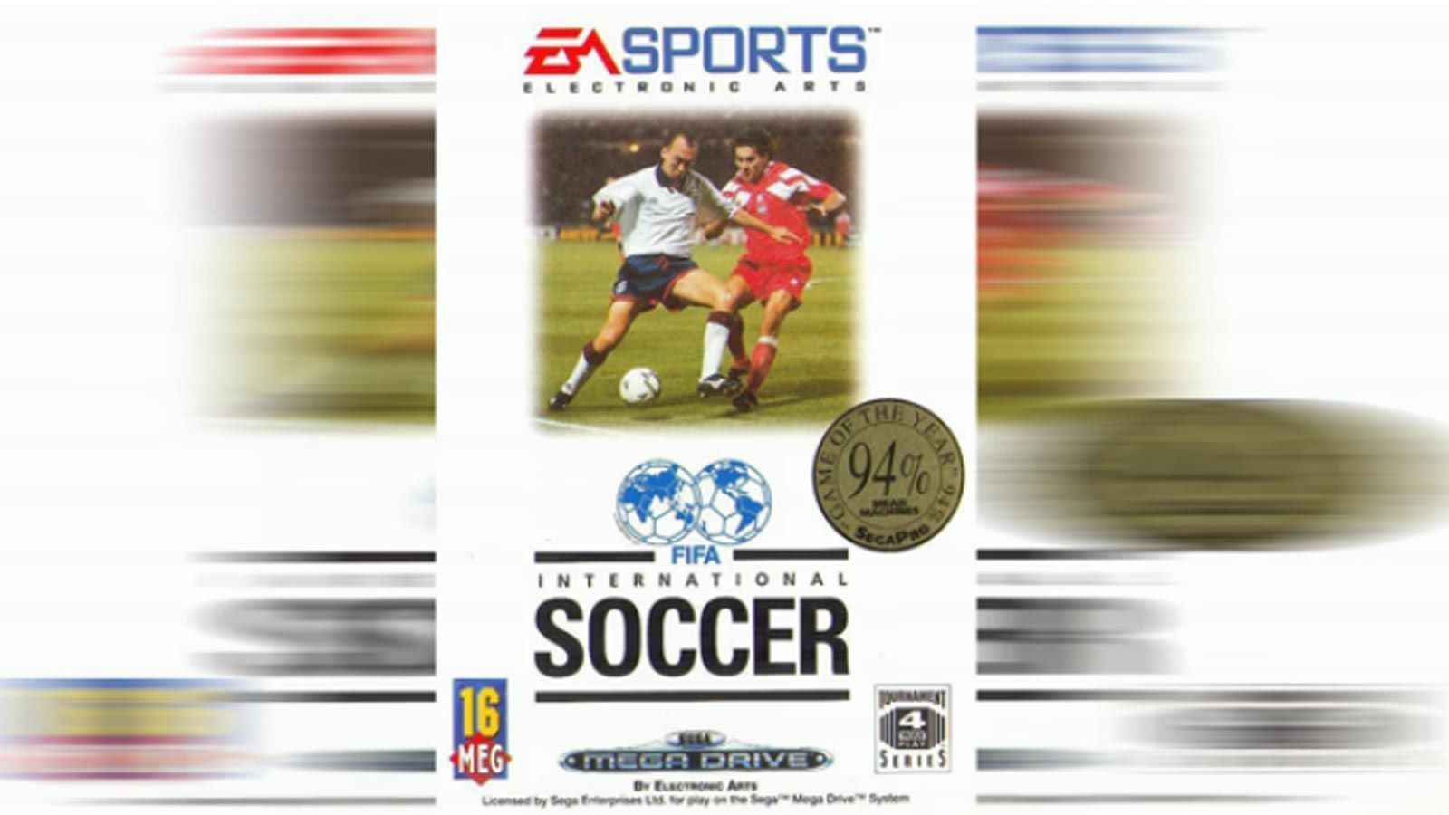 
                <strong>FIFA International Soccer (94)</strong><br>
                FIFA International Soccer (94) - Cover-Spieler: David Platt und Piotr Swierczewski.
              