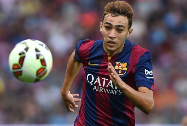 
                <strong>Munir El Haddadi: Das neue Barca-Juwel</strong><br>
                Erstes Spiel, erstes Tor und Tabellenführer. Munir El Haddadi begeisterte bei seinem Profi-Debüt die Fans des FC Barcelona. Doch wer ist der 18-Jährige? ran.de stellt den Wunderknaben vor.
              