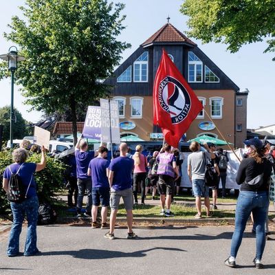 Protest gegen AfD Vorfeldtreffen