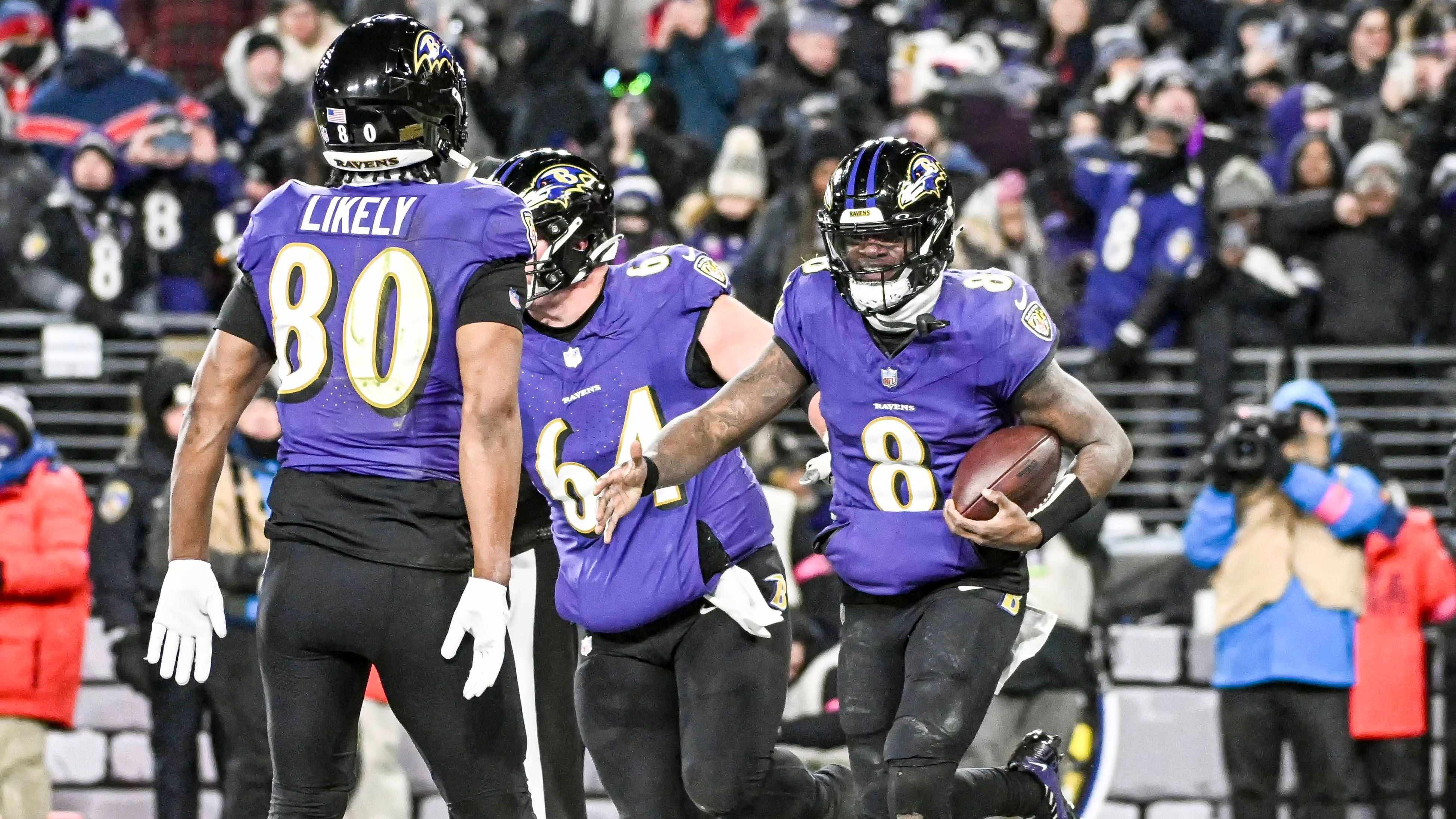 <strong>Platz 2: Baltimore Ravens</strong><br>Playoff-Teilnahmen in Prozent: 53,57 Prozent<br>Anzahl der Playoff-Teilnahmen: 15<br>Gründungsjahr: 1996<br>Saisons: 28