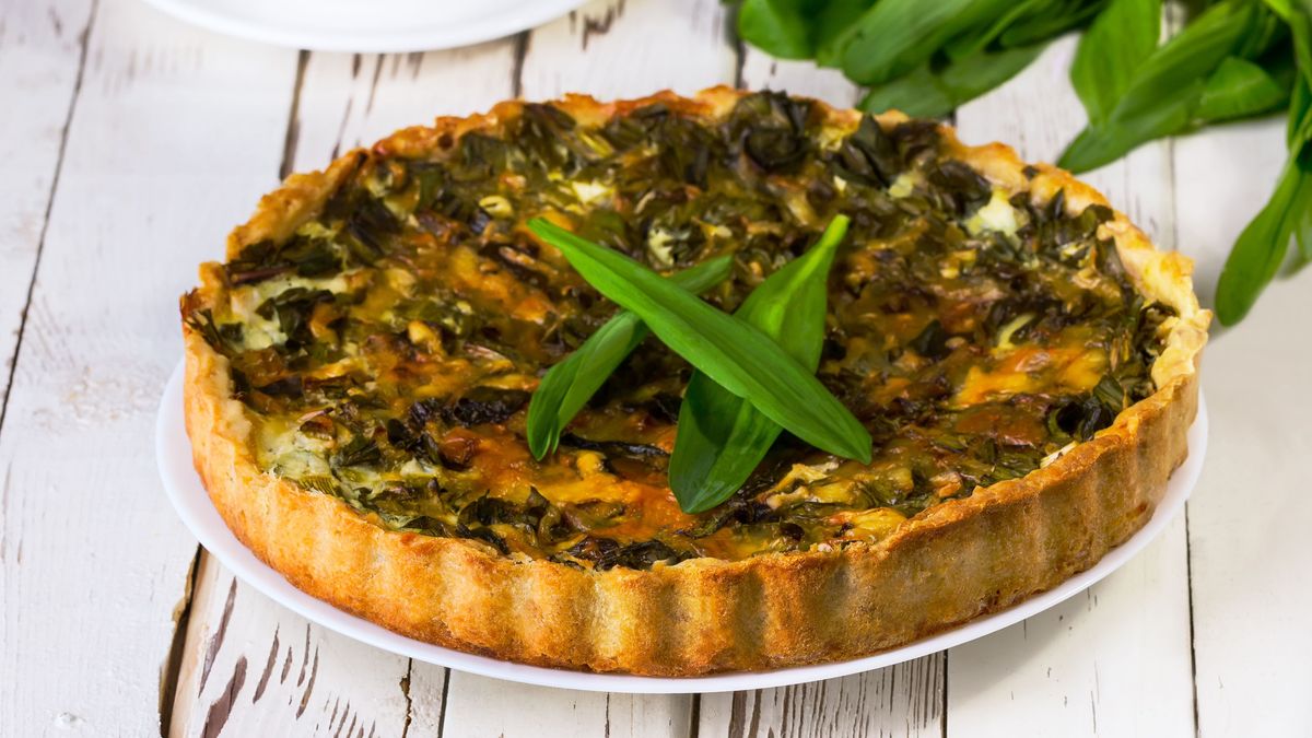 Yummy! Nichts geht über eine Bärlauch-Quiche im Frühling.