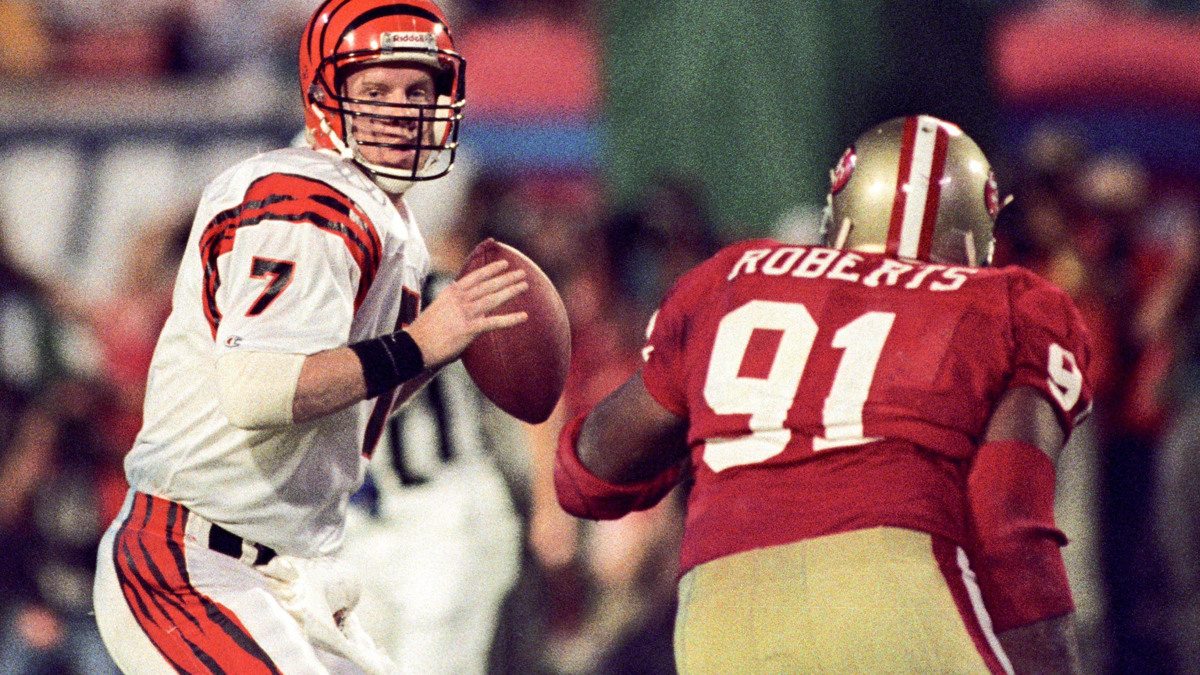 <strong>Platz 11 (geteilt): Cincinnati Bengals (zwei MVP-Titel)</strong><br>Ken Anderson (Quarterback/ 1981), Boomer Esiason (Foto, Quarterback/ 1988)<br>seit 1970 in der NFL dabei