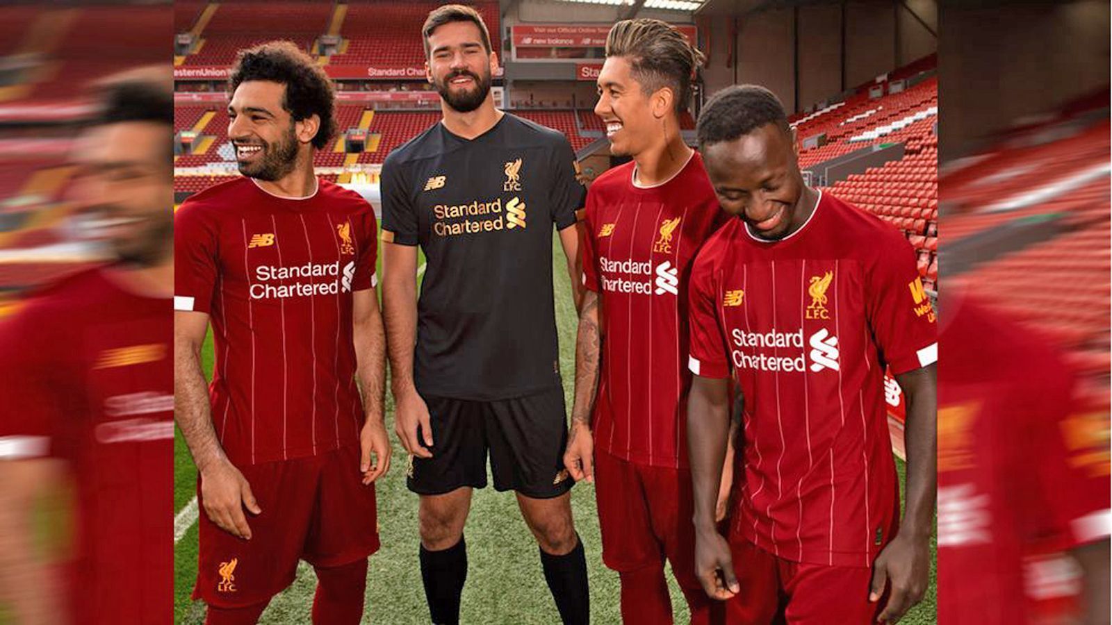 
                <strong>FC Liverpool</strong><br>
                Die "Reds" präsentieren die neuen Heimtrikots für die Saison 2019/20. Die auf den ersten Blick auffälligsten Neuerungen bei Liverpools Heimtrikot sind die weißen Applikationen an den beiden Ärmeln sowie das in Gelb gehaltene Logo von Verein und auch Ausrüster "New Balance". Neben den neuen Trikots für 2019/20 gaben die "Reds" auch noch bekannt, dass Keeper Alisson Becker künftig mit neuer Rückennummer auflaufen wird. Statt bislang mit der "13", wird der brasilianische Nationaltorwart in der nächste Spielzeit mit der "1" auf dem Rücken spielen.
              