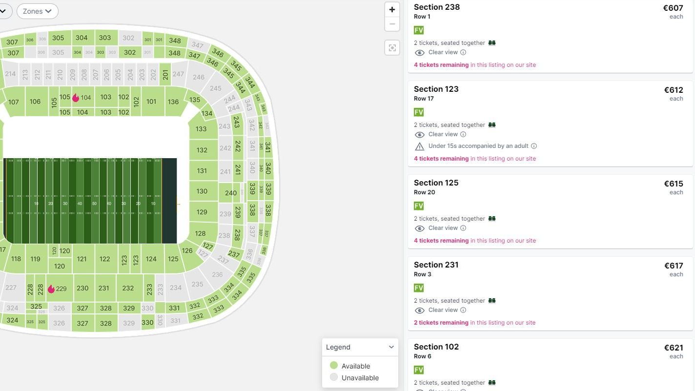 <strong>Viagogo eskaliert 4.0</strong><br>Weiter geht die wilde Fahrt, mittlerweile sind wir bei 600 Flocken angekommen. Ihr wollt noch mehr? Ihr kriegt noch mehr!