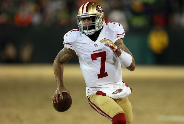 
                <strong>Quarterback: Colin Kaepernick</strong><br>
                Eine Verletzung verhalf Colin Kaepernick 2012 zum Durchbruch. Stamm-Quarterback Alex Smith fiel aus, Kaepernick ersetzte und verdrängte ihn. Seitdem gehört der 26-Jährige zu den Besten seiner Zunft und führte die 49ers 2013 sogar ins Finale.
              