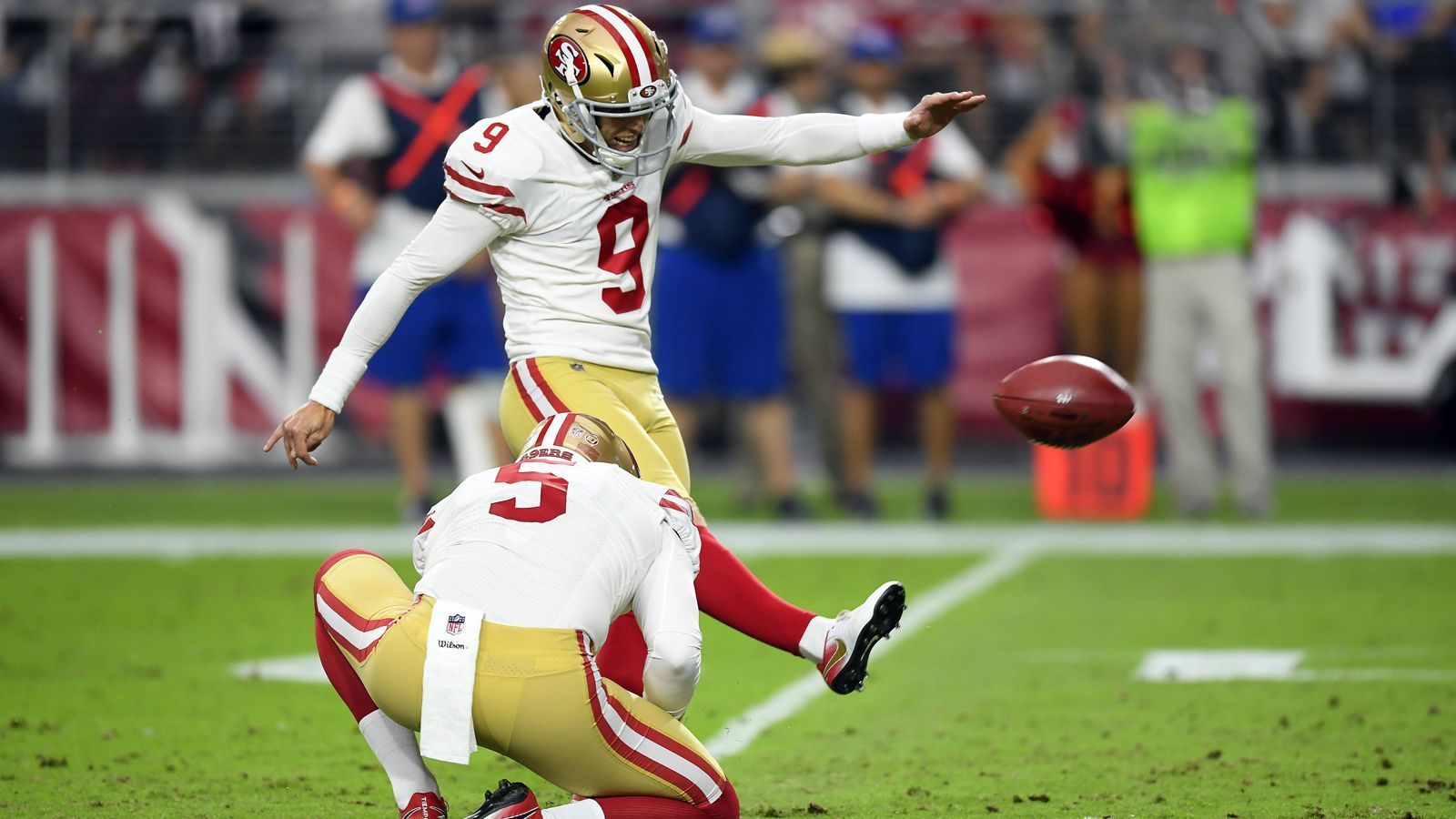 
                <strong>Platz 2: Robbie Gould (San Francisco 49ers)</strong><br>
                Madden-Rating: 85
              