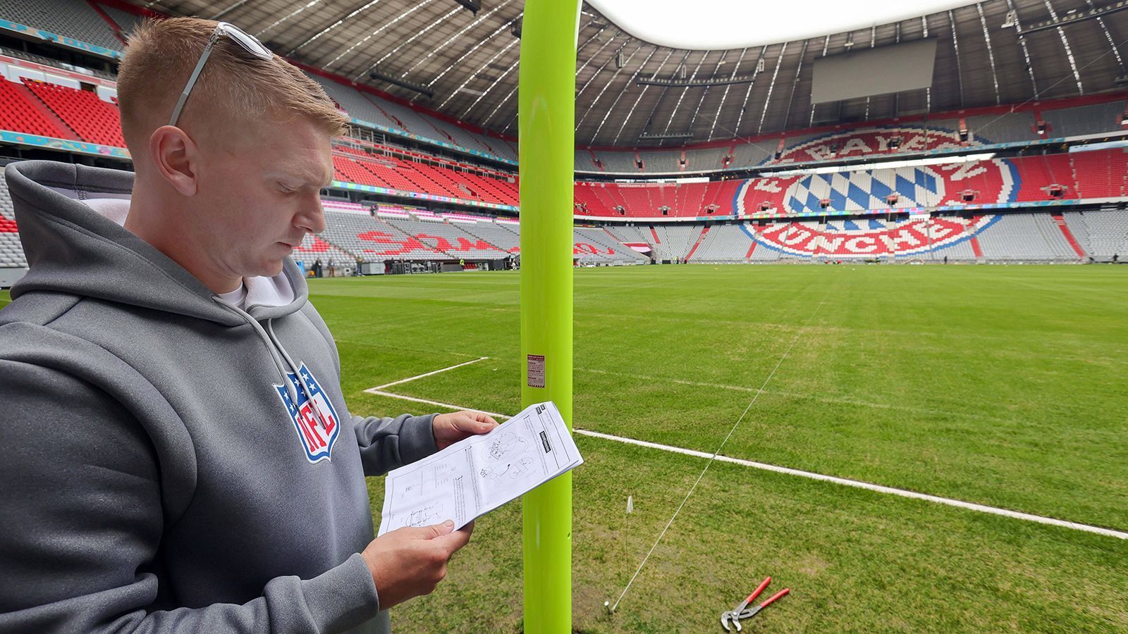 Munich Game Der Wandel der Allianz Arena in einen NFL-Palast