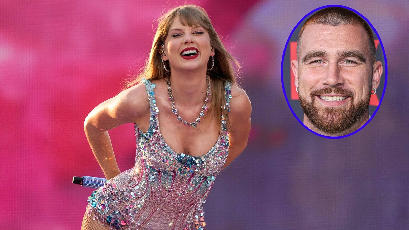 <strong>Kelce scheitert mit Swift-Kontaktversuch</strong><br>Travis Kelce hat versucht, mit Hilfe eines Freundschaftsarmbandes mit Taylor Swift in Kontakt zu treten. Wie der Tight End in seinem Podcast "New Heights" erzählte, hatte er das Band mit seiner Telefonnummer versehen und wollte es dem Popstar am Rande eines Konzertes überreichen. Aus dem Plan wurde jedoch nichts, weil Swift sich zur Überraschung des 33-Jährigen vor ihren Auftritten mit niemandem trifft, um ihre Stimme zu schonen.