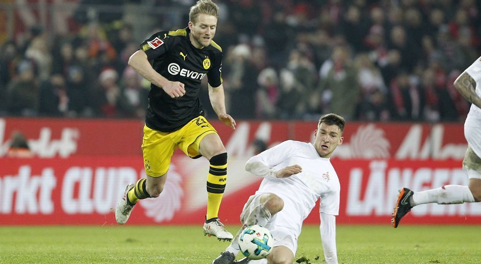 
                <strong>Andre Schürrle </strong><br>
                Belebt die Dortmunder Offensive. Bereitet das 2:2 mit einer tollen Flanke vor. Scheitert in der 81. Minute noch an Horn. Drei Minuten später macht er es besser. ran-Note: 2
              