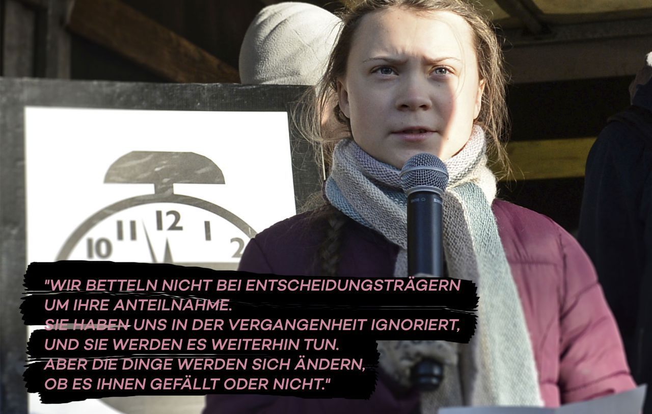 Ebenfalls in Kattowitz: Greta verwendet ein Zitat, das in vielen ihrer Reden in ähnlicher Form vorkommt.