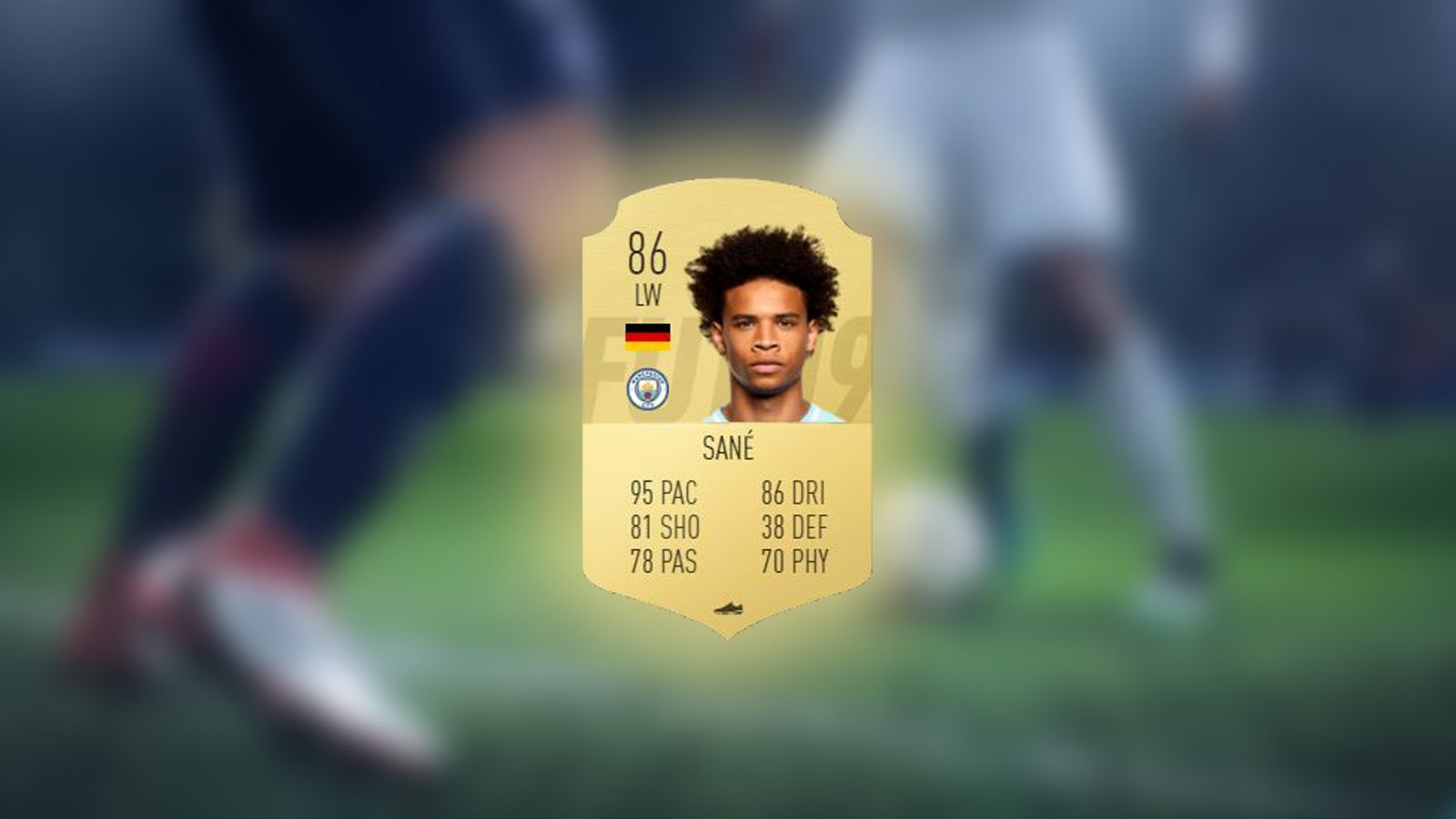 
                <strong>Leroy Sané - Tempo: 95</strong><br>
                Auch ein Deutscher ist unter den schnellsten Spielern in FIFA 19: Leroy Sané von Manchester City macht mit seinem Tempo von 95 den linken Flügel unsicher.
              