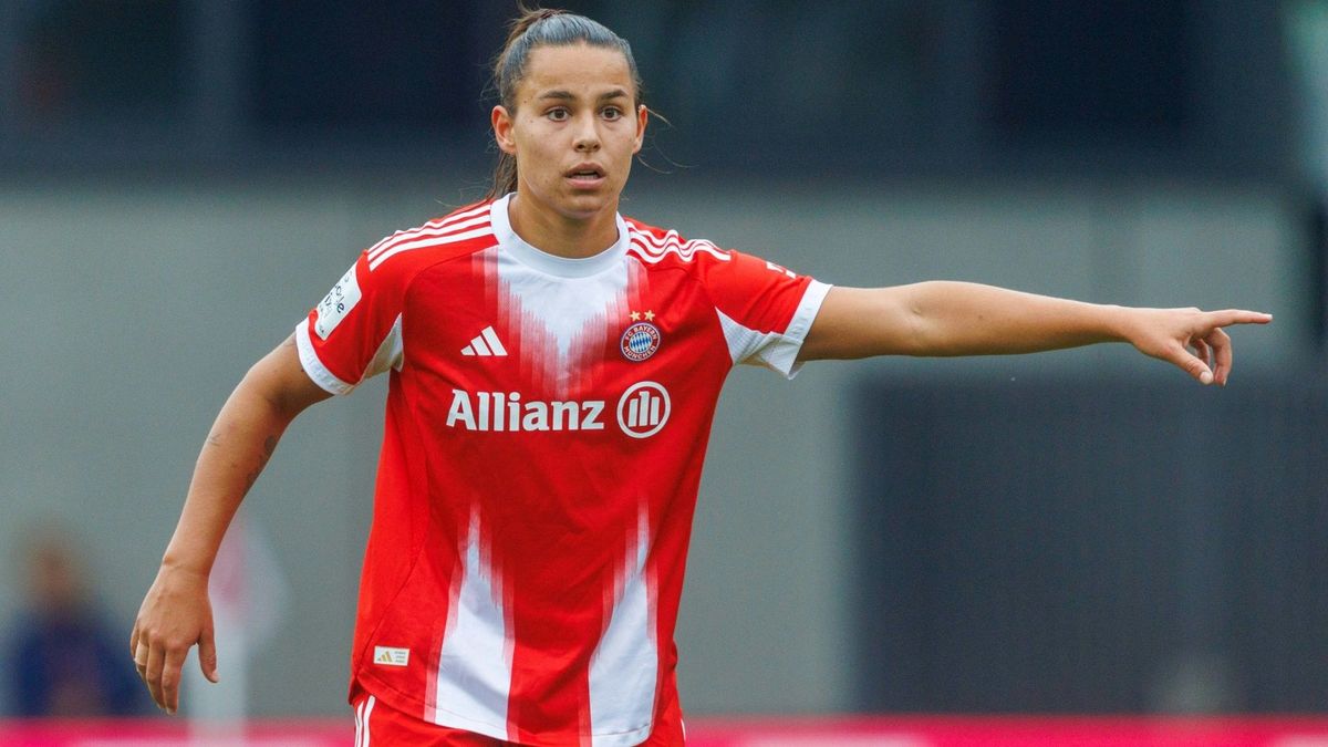 Beim Testspiel-Einsatz: Lena Oberdorf