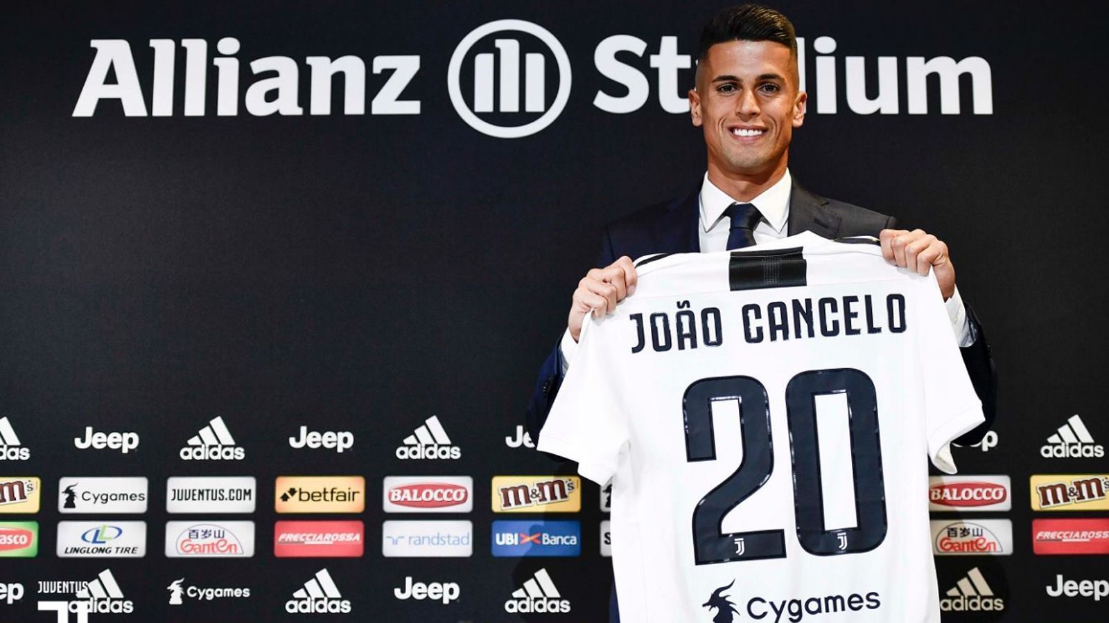 
                <strong>Joao Cancelo (Juventus Turin)</strong><br>
                Rückennummer: 20Transferiert von: FC Valencia
              