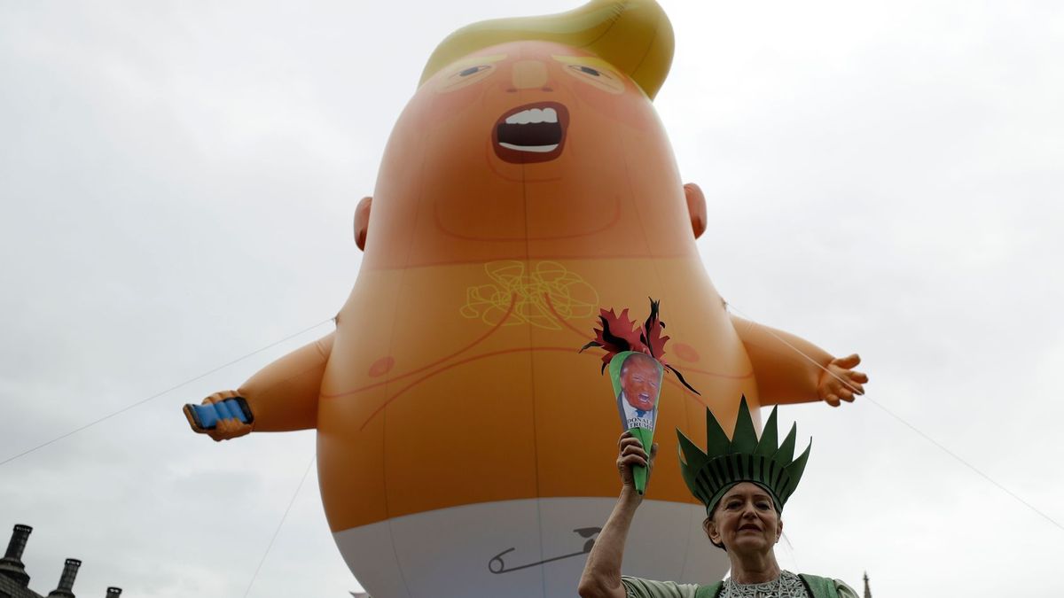 Demonstration gegen Trump