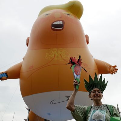 Demonstration gegen Trump