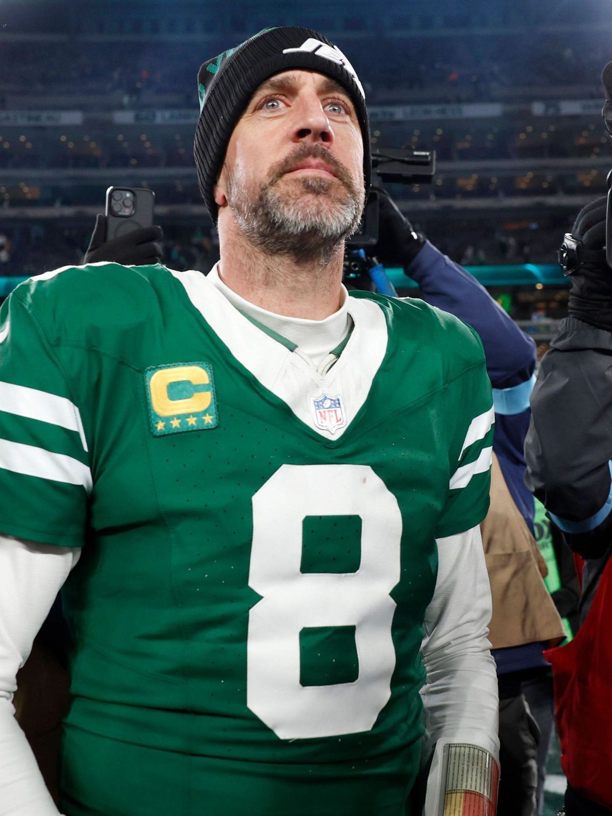 Aaron Rodgers bei den Jets