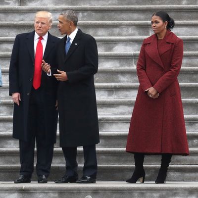 Melania Trump, Donald Trump, Barack Obama, Michelle Obama