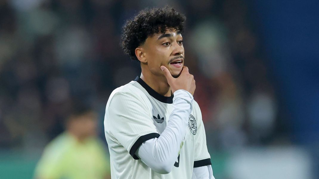 SGE-Star Nathaniel Brown wird den DFB in Slowenien vertreten.