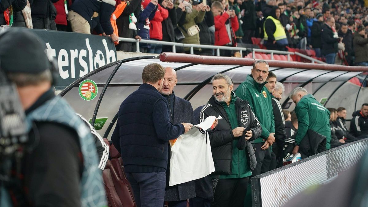 Übergabe: Nagelsmann (l.) und Rossi