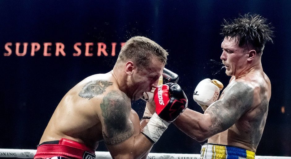 
                <strong>Rasantes Halbfinale gegen Mairis Briedis</strong><br>
                Im Halbfinale wartete anschließend WBC-Weltmeister Mairis Briedis. Der Lette lieferte Usyk einen harten und temporeichen Kampf, konnte die knappe Punktniederlage vor heimischer Kulisse jedoch nicht verhindern.
              