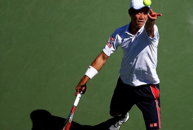 
                <strong>2. Runde: Nishikori - Andujar (Nr. 48)</strong><br>
                Dort wartet mit Pablo Andujar ein Sandplatz-Spezialist auf Nishikori. Aber eine Verletzung stoppt den spanischen Gegner. Beim Stand von 6:4, 6:1 gibt Andujar auf.
              