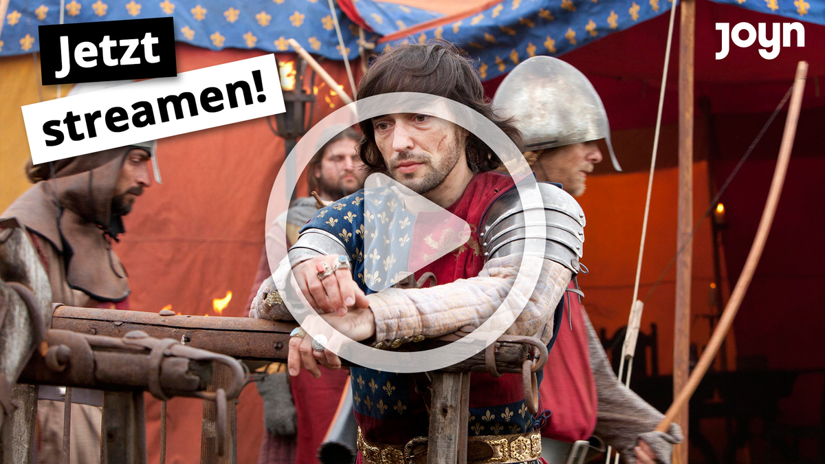 Blake Ritson als King Edward III in "Die Tore der Welt" (2012).