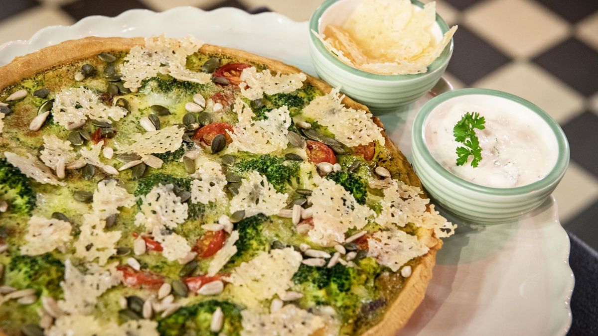 Lynns bunte herzhafte Gemüseschnecken-Tarte