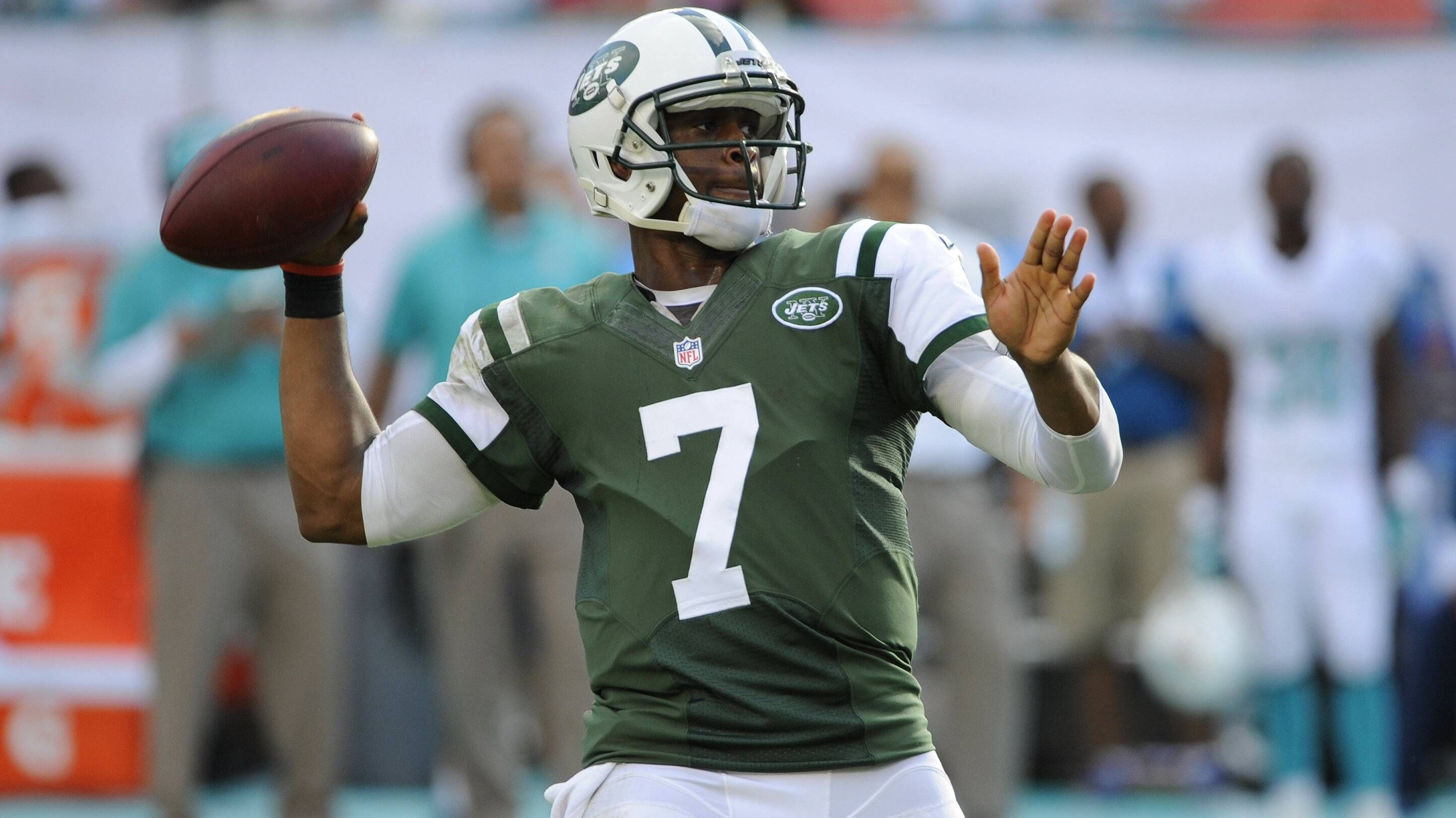 <strong>Geno Smith (New York Jets)</strong><br>Am 28. Dezember 2014 beim 37:24-Sieg über die Miami Dolphins: 20 Completions für 358 Yards bei 25 Versuchen, 3 Touchdowns.