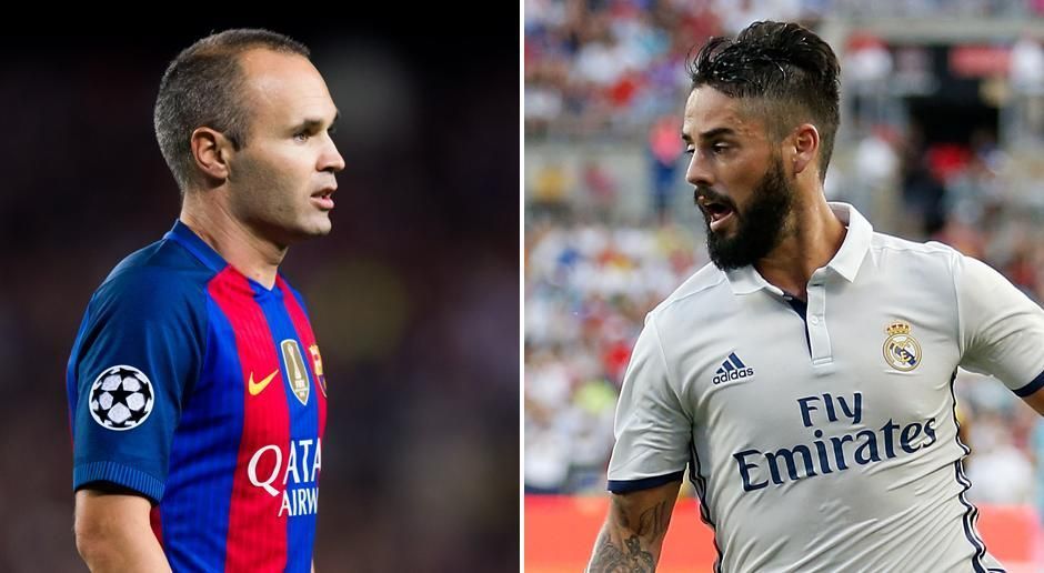 
                <strong>Andres Iniesta vs. Isco</strong><br>
                Andres Iniesta vs. Isco: Iniesta meldet sich nach seiner Knieverletzung zurück und könnte wohl pünktlich zum Clasico sein Comeback feiern, dem Barca-Star fehlt aber natürlich die Spielpraxis. Iscos Rolle in der Offensive von Real wird immer größer, durch den Ausfall von Gareth Bale könnte er nun noch mehr glänzen. Eigentlich ein Punkt für Iniesta - doch aufgrund der aktuellen Situation und der ungewissen Form des 32-Jährigen gewinnt Isco knapp. 5:5.
              