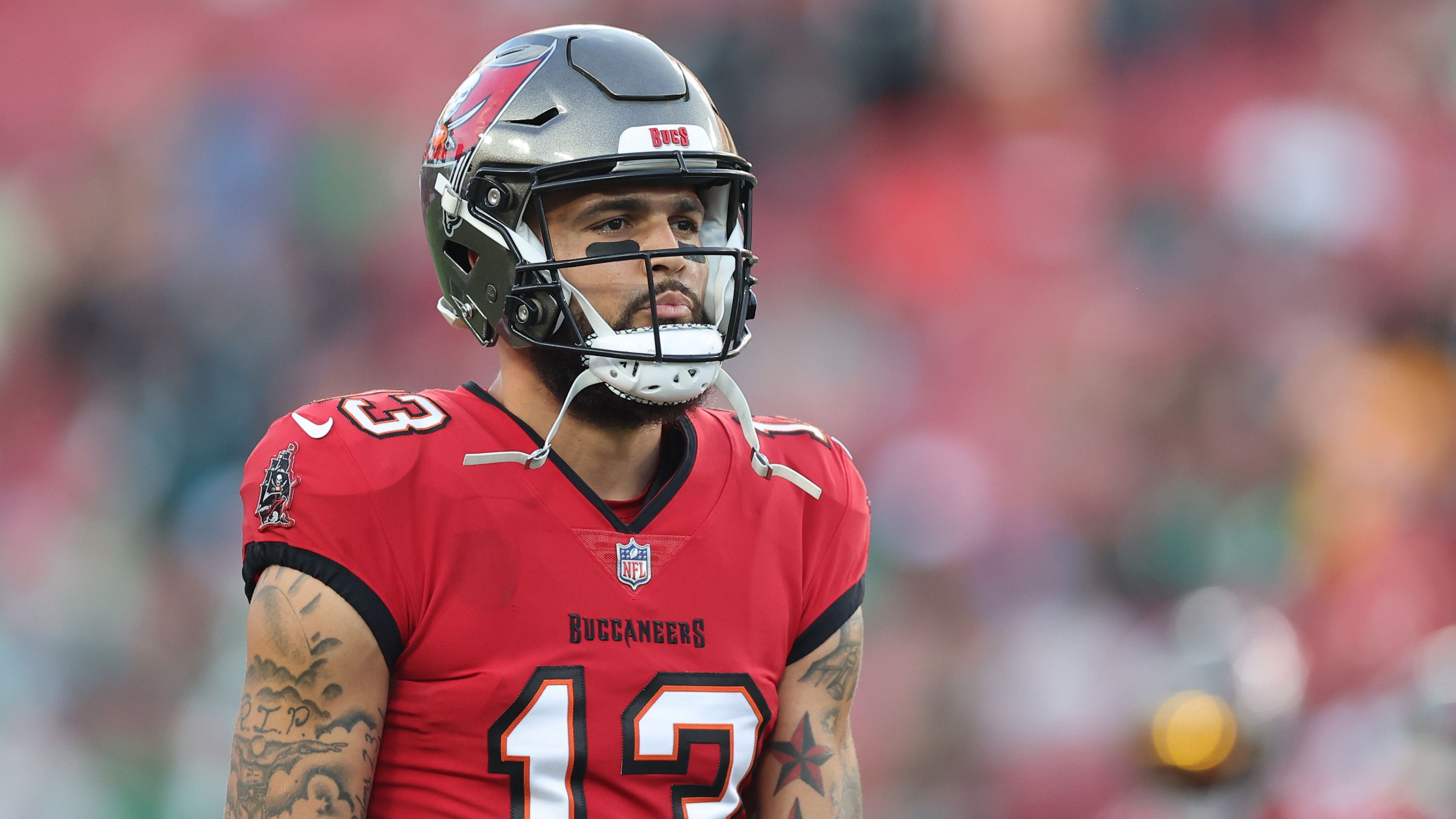 <strong>Mike Evans (Tampa Bay Buccaneers)</strong><br>Der Star-Receiver wird laut NFL-Network-Insider Mike Garofolo nicht getradet. Der 30-Jährige konnte sich mit den Bucs nicht auf eine Vertragsverlängerung einigen und wird damit 2024 zum Free Agent. Evans möchte wohl langfristig planen können.